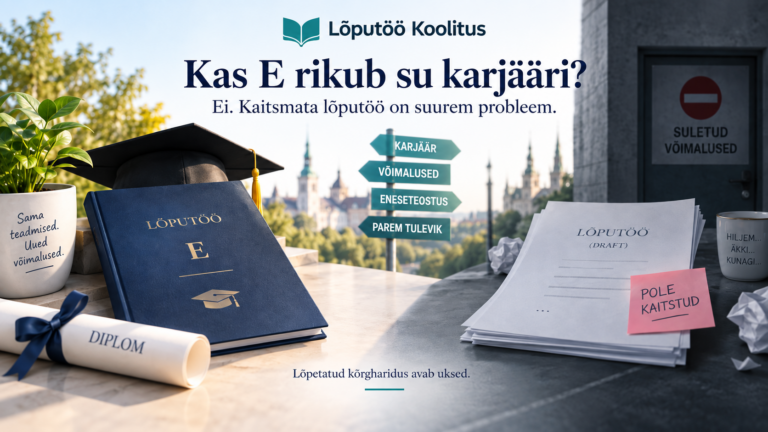 Kas lõputöö hinne mõjutab sinu karjäärivõimalusi pärast lõpetamist?